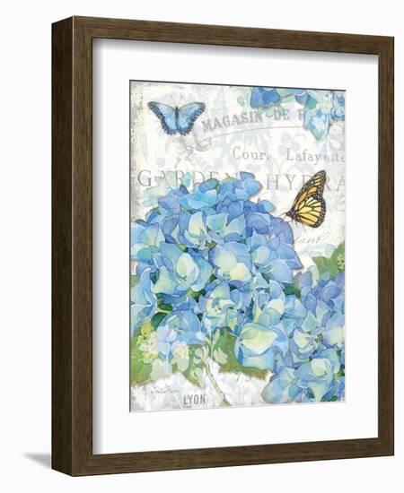 Garden Hydrangea I-Julie Paton-Framed Premium Giclee Print