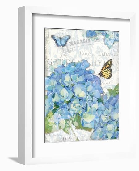 Garden Hydrangea I-Julie Paton-Framed Premium Giclee Print