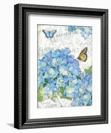 Garden Hydrangea I-Julie Paton-Framed Premium Giclee Print