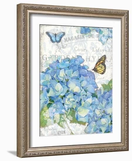 Garden Hydrangea I-Julie Paton-Framed Art Print