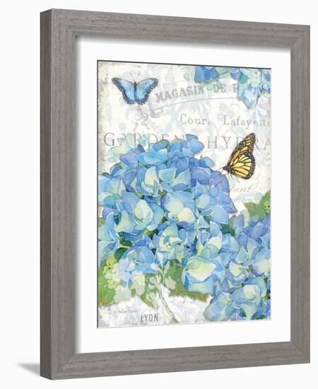 Garden Hydrangea I-Julie Paton-Framed Art Print