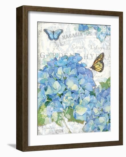 Garden Hydrangea I-Julie Paton-Framed Art Print