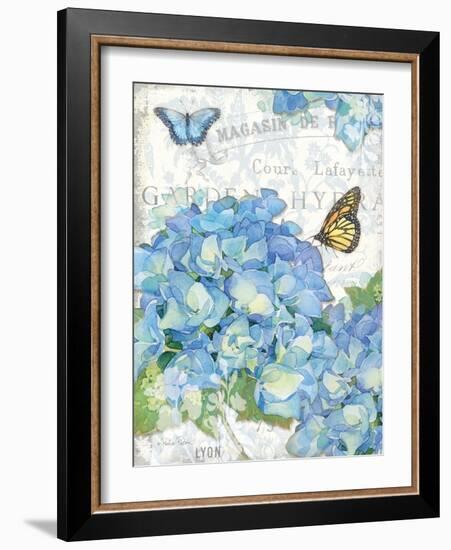 Garden Hydrangea I-Julie Paton-Framed Art Print