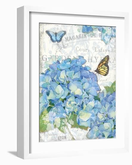 Garden Hydrangea I-Julie Paton-Framed Art Print