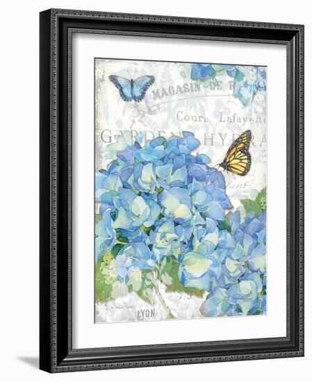 Garden Hydrangea I-Julie Paton-Framed Art Print