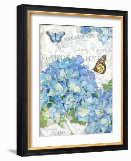 Garden Hydrangea I-Julie Paton-Framed Art Print