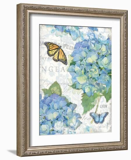 Garden Hydrangea II-Julie Paton-Framed Art Print