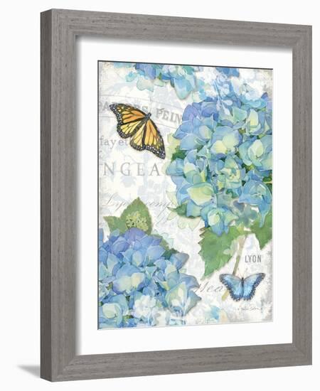 Garden Hydrangea II-Julie Paton-Framed Art Print