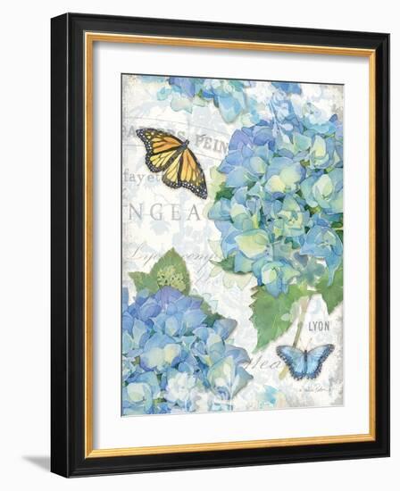 Garden Hydrangea II-Julie Paton-Framed Art Print