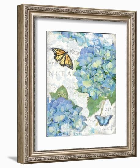 Garden Hydrangea II-Julie Paton-Framed Premium Giclee Print