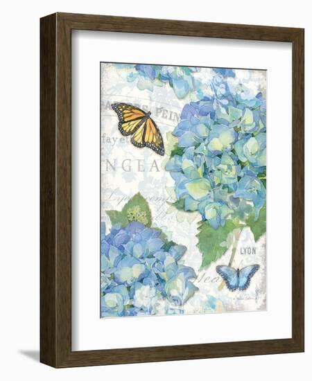 Garden Hydrangea II-Julie Paton-Framed Premium Giclee Print