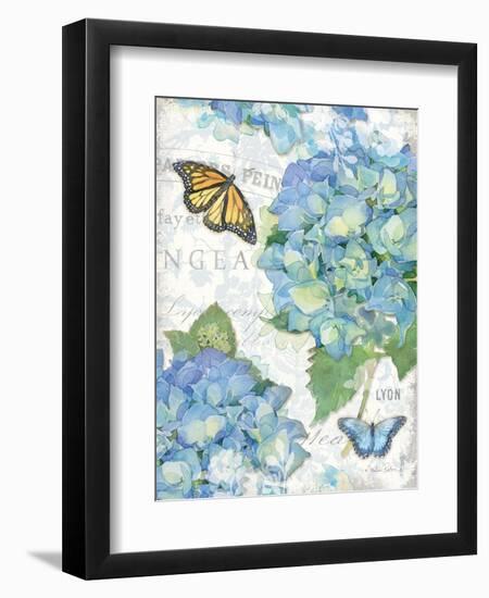 Garden Hydrangea II-Julie Paton-Framed Premium Giclee Print