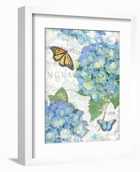 Garden Hydrangea II-Julie Paton-Framed Premium Giclee Print