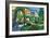 Garden Image-Auguste Macke-Framed Art Print