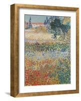 Garden in Bloom Arles, c.1888-Vincent van Gogh-Framed Giclee Print
