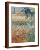 Garden in Bloom Arles, c.1888-Vincent van Gogh-Framed Giclee Print