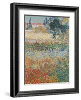 Garden in Bloom Arles, c.1888-Vincent van Gogh-Framed Giclee Print