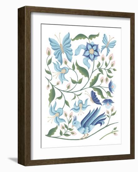 Garden in Bloom - Flourish-Erika Greenfield-Framed Giclee Print