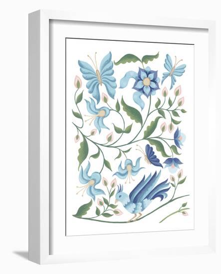 Garden in Bloom - Flourish-Erika Greenfield-Framed Giclee Print