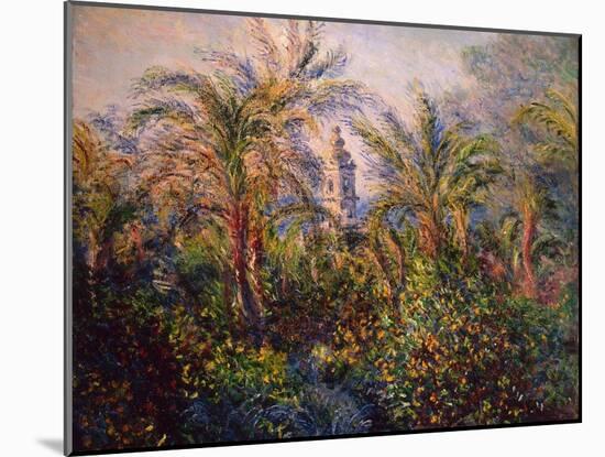 Garden in Bordighera, Impression of Morning, 1884-Claude Monet-Mounted Giclee Print