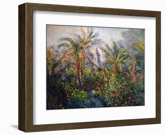 Garden in Bordighera, Impression of Morning, 1884-Claude Monet-Framed Giclee Print