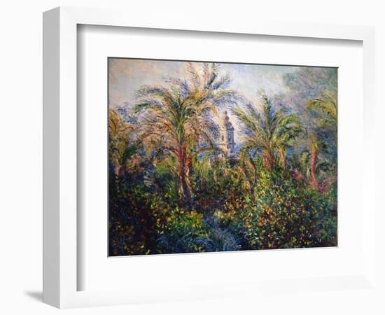 Garden in Bordighera, Impression of Morning, 1884-Claude Monet-Framed Giclee Print