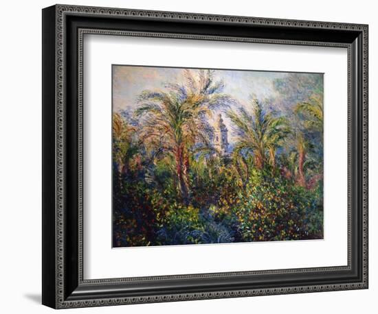 Garden in Bordighera, Impression of Morning, 1884-Claude Monet-Framed Giclee Print