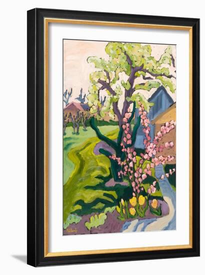 Garden In Dusk Light, 2006-Marta Martonfi-Benke-Framed Giclee Print