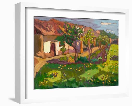 Garden In May, 2012-Marta Martonfi-Benke-Framed Giclee Print