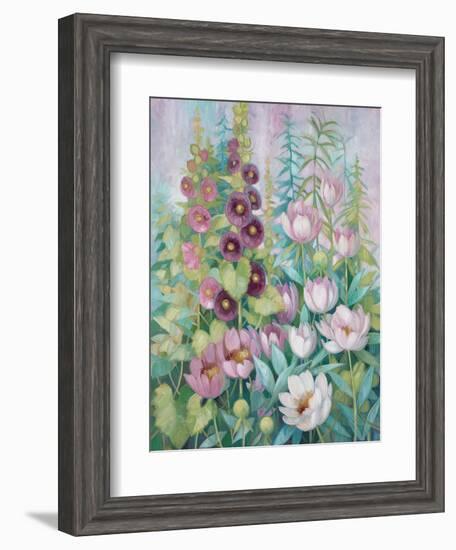 Garden in Spring 1-Vera Hills-Framed Art Print