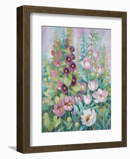 Garden in Spring 1-Vera Hills-Framed Art Print
