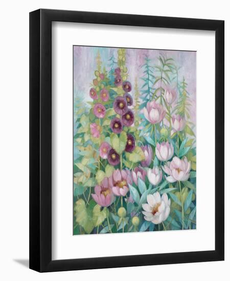 Garden in Spring 1-Vera Hills-Framed Art Print