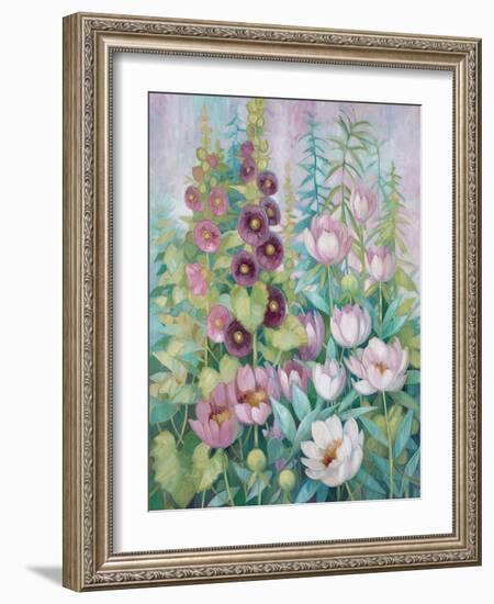 Garden in Spring 1-Vera Hills-Framed Art Print