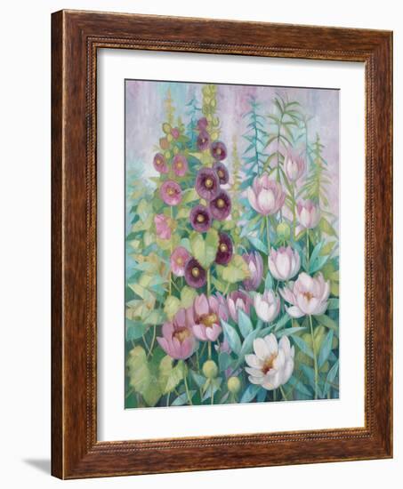 Garden in Spring 1-Vera Hills-Framed Art Print