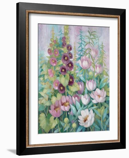 Garden in Spring 1-Vera Hills-Framed Art Print