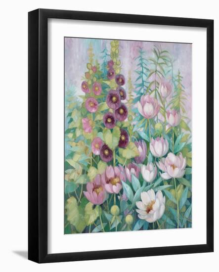 Garden in Spring 1-Vera Hills-Framed Art Print