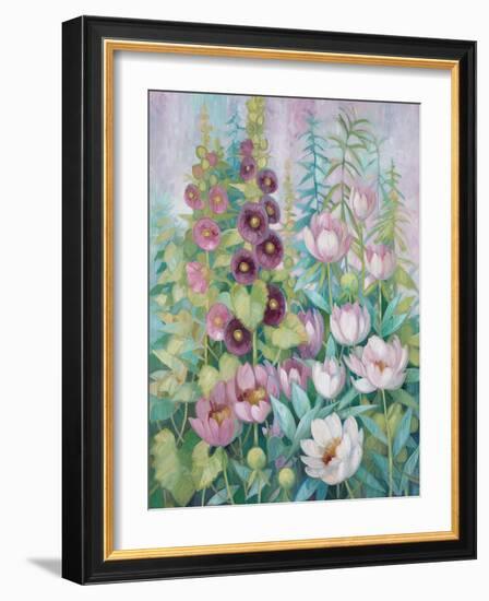 Garden in Spring 1-Vera Hills-Framed Art Print