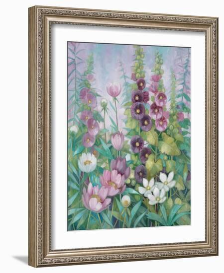 Garden in Spring 2-Vera Hills-Framed Art Print