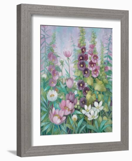 Garden in Spring 2-Vera Hills-Framed Art Print