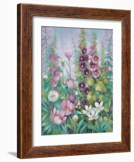 Garden in Spring 2-Vera Hills-Framed Art Print