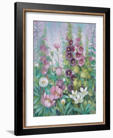 Garden in Spring 2-Vera Hills-Framed Art Print