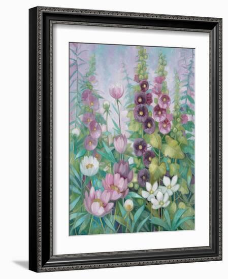 Garden in Spring 2-Vera Hills-Framed Art Print