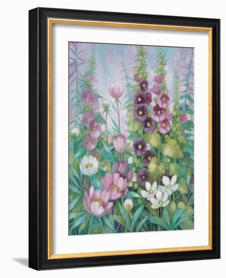 Garden in Spring 2-Vera Hills-Framed Art Print