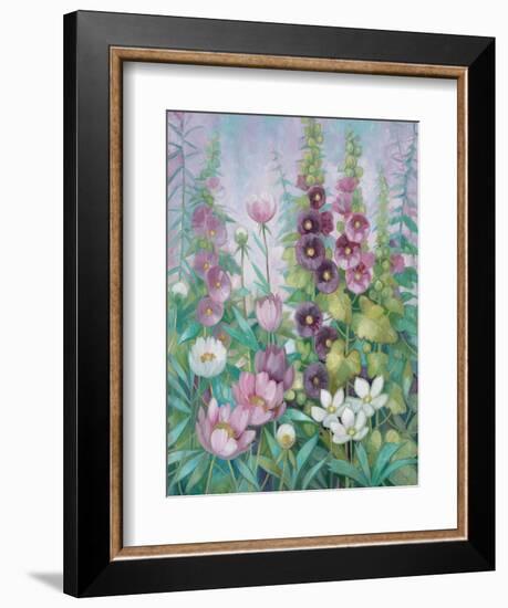 Garden in Spring 2-Vera Hills-Framed Art Print