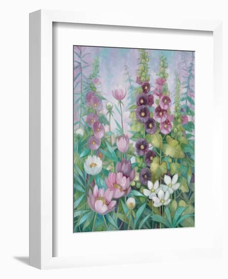 Garden in Spring 2-Vera Hills-Framed Art Print