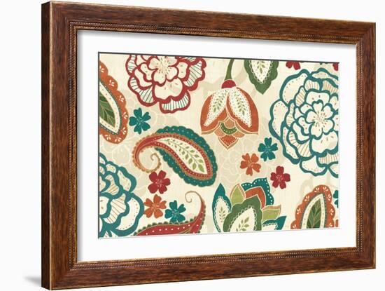 Garden Lace Spice I-Veronique Charron-Framed Art Print