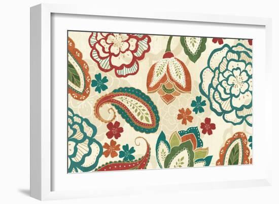 Garden Lace Spice I-Veronique Charron-Framed Art Print