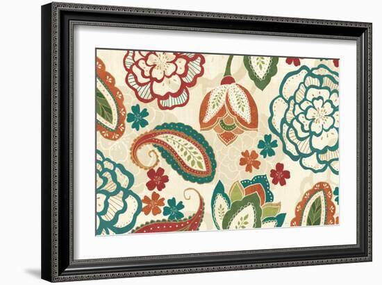 Garden Lace Spice I-Veronique Charron-Framed Art Print