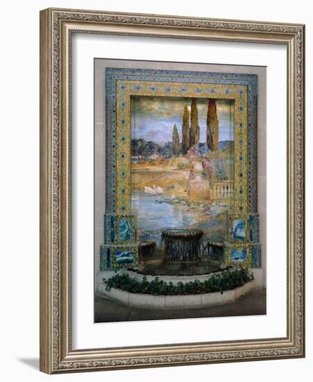 Garden Landscape, c.1905?15-Louis Comfort Tiffany-Framed Photographic Print