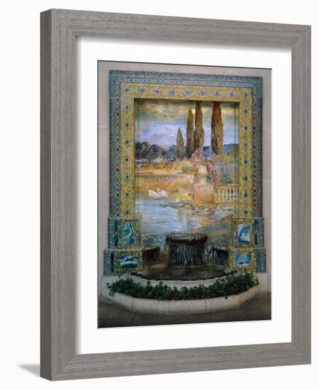 Garden Landscape, c.1905?15-Louis Comfort Tiffany-Framed Photographic Print